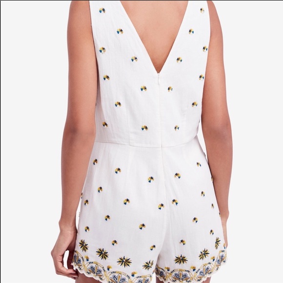 Free People Margarita Embroidered Romper - Picture 4 of 4